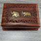 2 Elephants Lock box - Easterninspiration