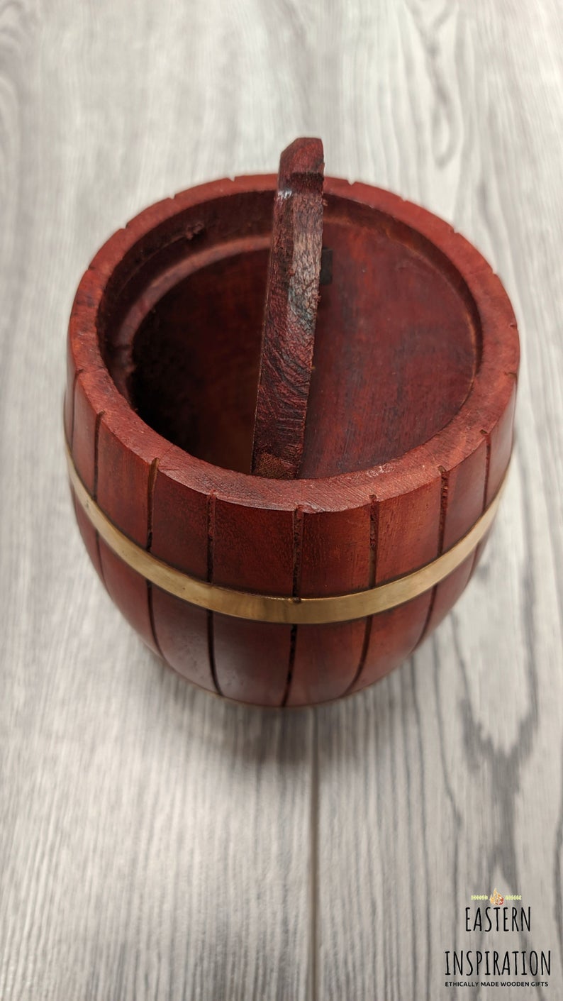 Handmade Barrel Piggy Bank for Kids And Adults - Easterninspiration