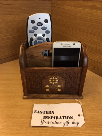 Remote Control stand With 3 Compartments - Easterninspiration