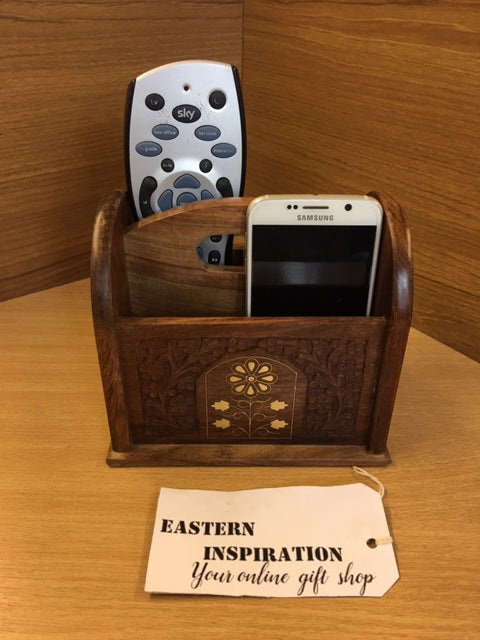 Remote Control stand With 3 Compartments - Easterninspiration