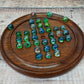 Marble Solitaire Strategy Game With small Marbles Boho Decor Boho Gifts - Easterninspiration