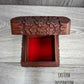 Ornate carved floral keepsake box,small trinket box for Mum - Easterninspiration