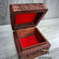 Ornate carved floral keepsake box,small trinket box for Mum - Easterninspiration