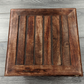Rustic footstool Low footstool Moroccan infused rustic wooden footstool Low Plantar Moroccan decor rustic decor Charred Effect Extra Chair - Easterninspiration