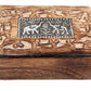 Two Elephant Mango Wooden embossed box Boho Decor Boho Gifts - Easterninspiration