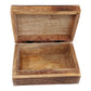 Two Elephant Mango Wooden embossed box Boho Decor Boho Gifts - Easterninspiration