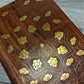 Brass Inlaid Rose box - Easterninspiration